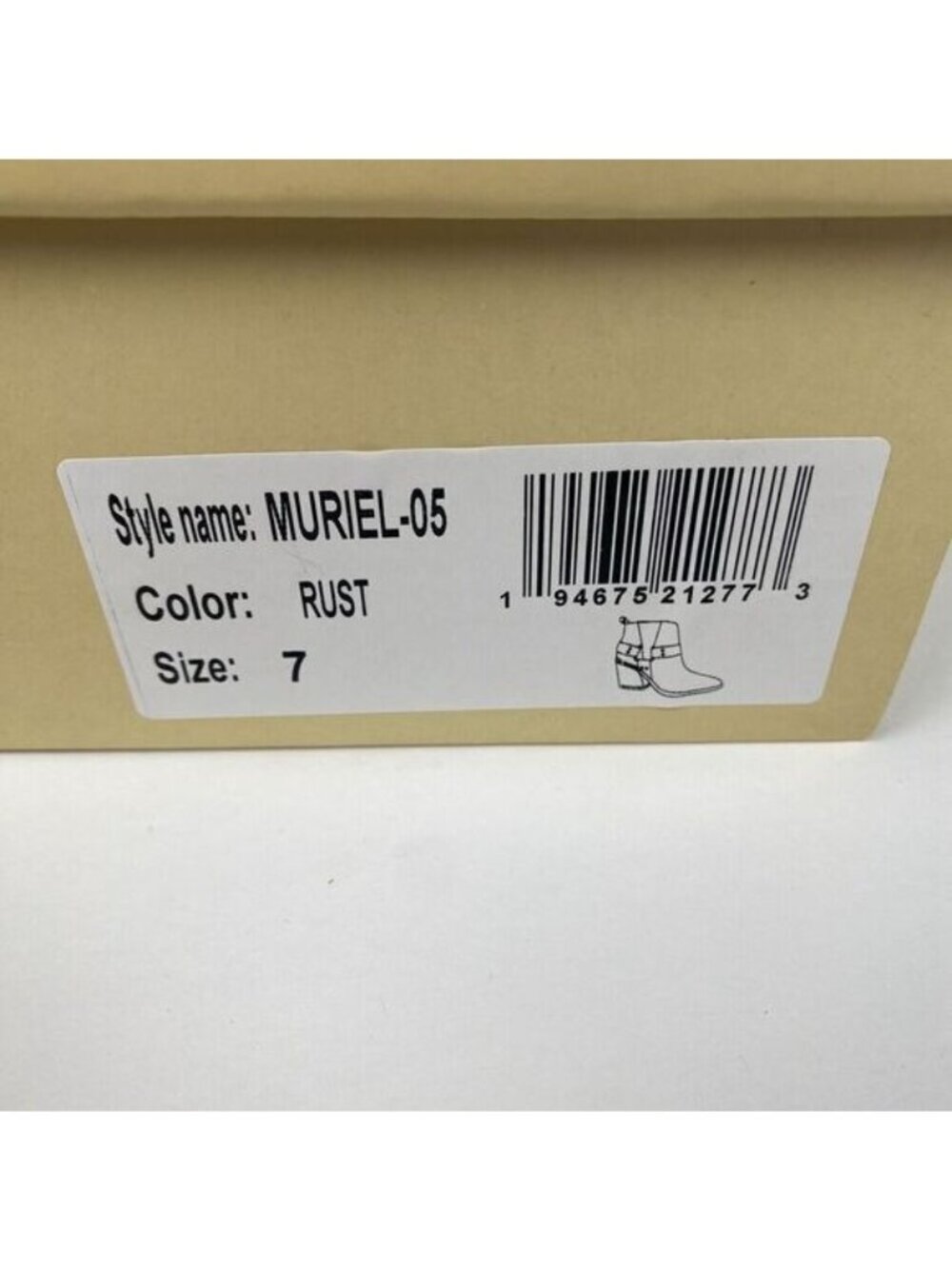 Women's Bootie YOKI Ankle Boots Goldie Harness Bootie Size 7 Muriel Rust New - Picture 13 of 15